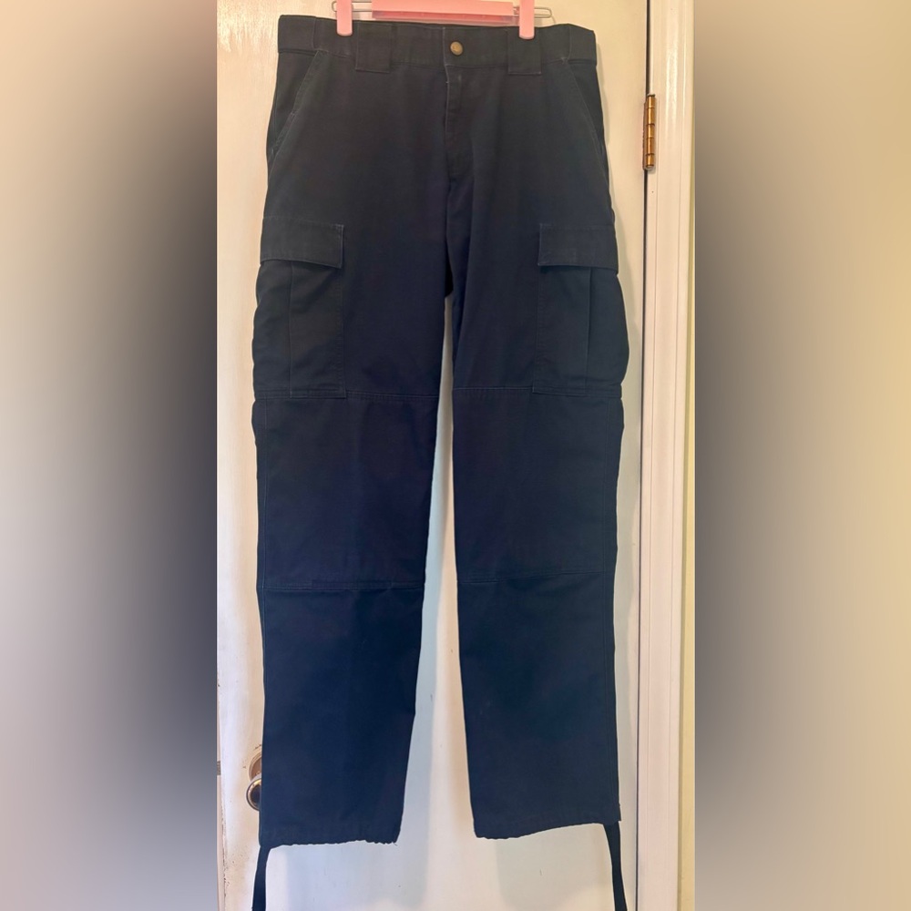 5.11 Tactical Pants Women's Size 10 Long Tall Dark Navy Ripstop Cargo